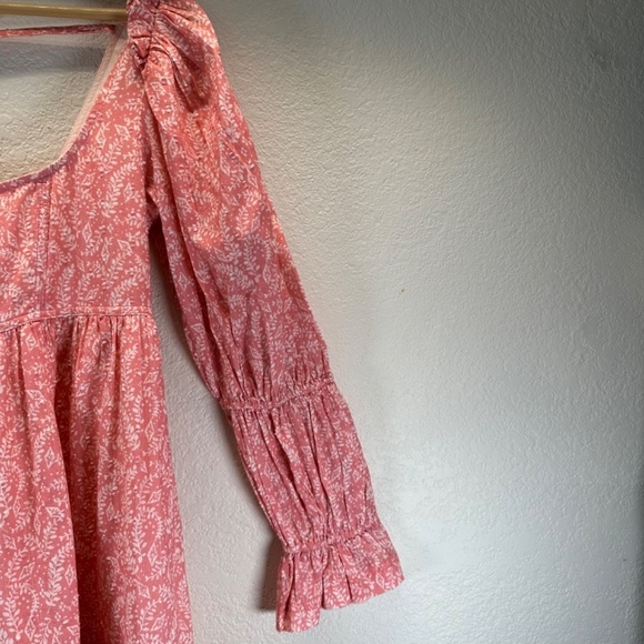 Anthropologie Pilcro Babydoll Mini dress Pockets Womens Small Romantic Feminine - Picture 8 of 16